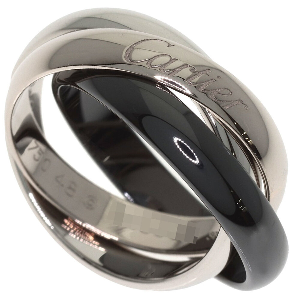 Cartier 18k Silver Trinity Ring #48